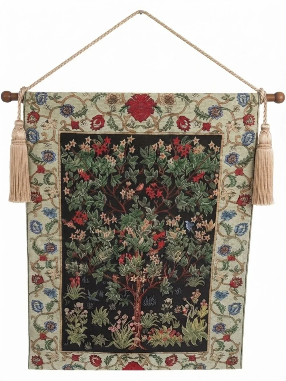 Lillian Vernon Tree of Life Tapestry Wall Hanging Decor 35